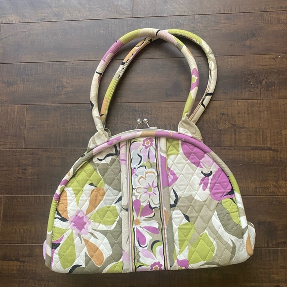 Vera Bradley Eloise Kiss Lock Handbag - Picture 2 of 14